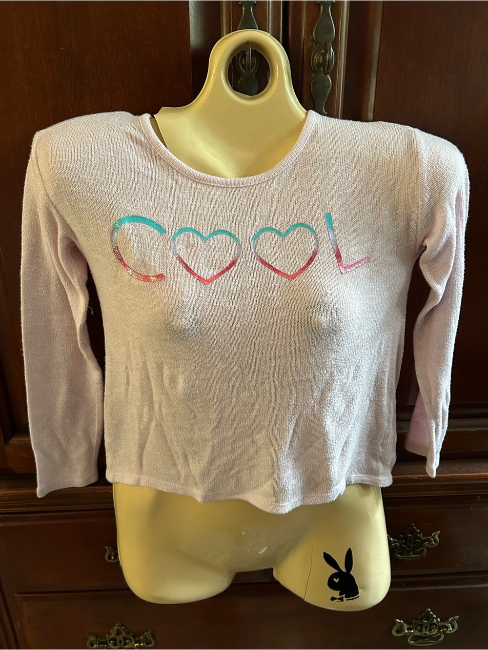 The Children's Place Pink Long-Sleeve 'COOL' Heart Graphic Tee